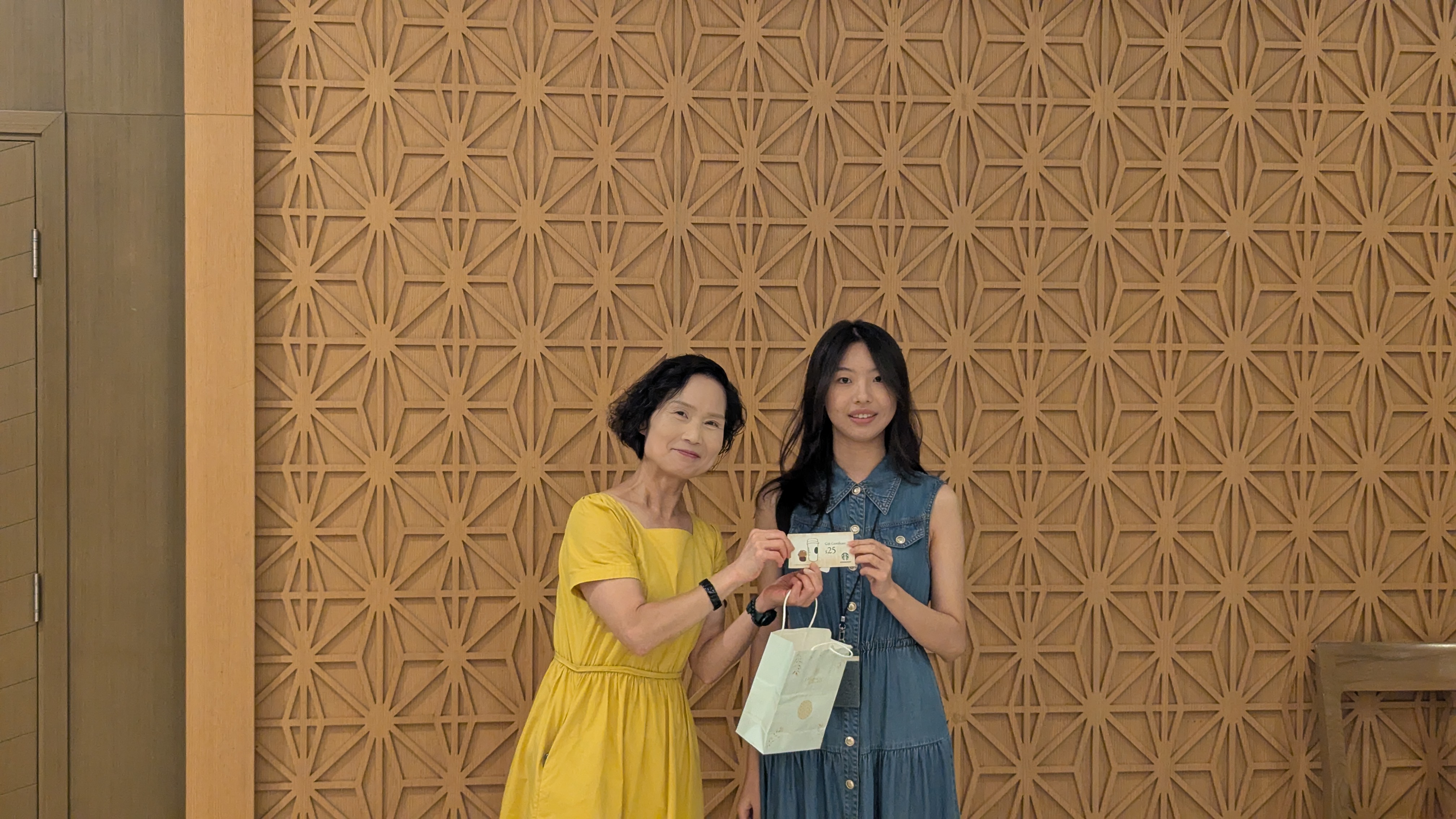 Lucky draw winner
